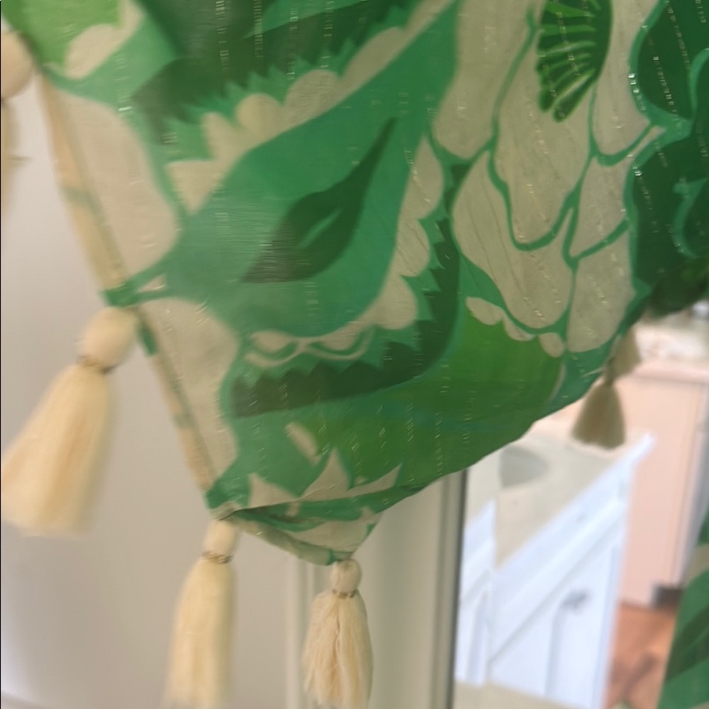 FARM Rio Green Ruffled Wrap Maxi oversized - Picture 8 of 12
